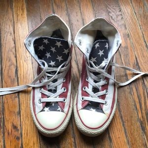 American Flag Chuck Taylor Converse High Tops